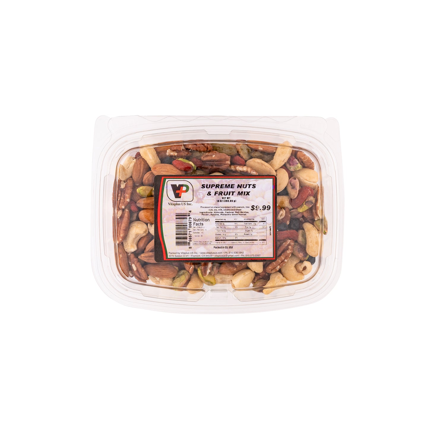 Supreme Nut Mix Bag, 14 oz, 24 Per Box